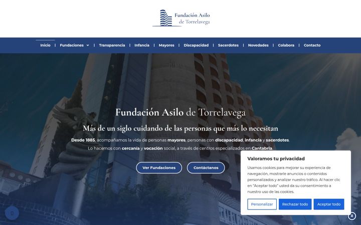 Screenshot of fundacionasilo.es