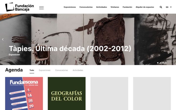 Screenshot of fundacionbancaja.es