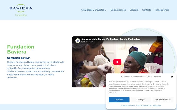 Screenshot of fundacionbavieraresponsable.org