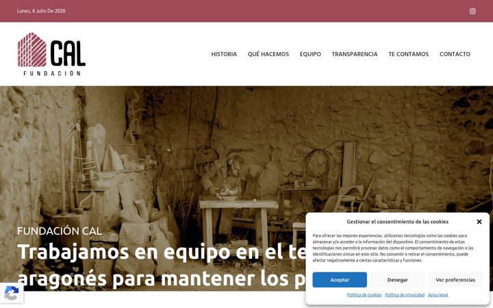 Screenshot of fundacioncal.es
