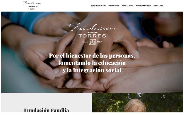 Zrzut ekranu fundacionfamiliatorres.org