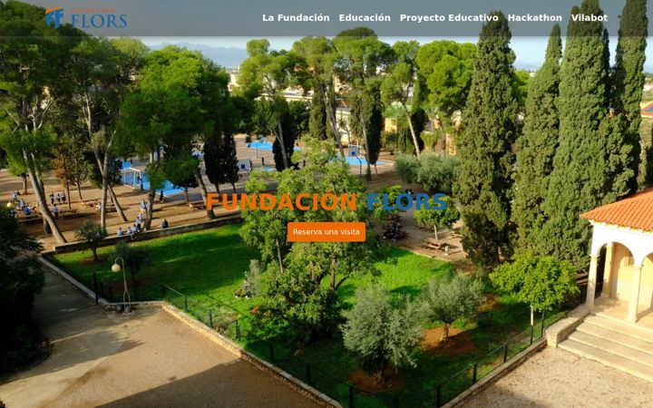 Ekrano kopija fundacionflors.es