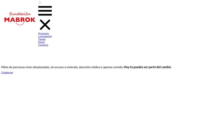 Screenshot of fundacionmabrok.org