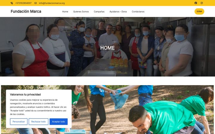 Screenshot of fundacionmarca.org