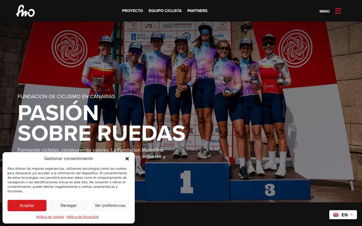 Screenshot of fundacionmarcelinooliver.org