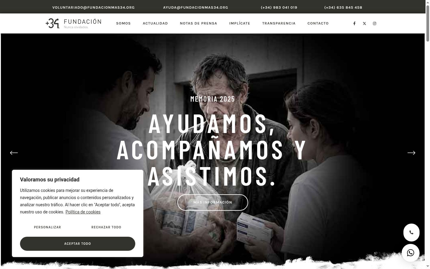 Capture d'écran de la bannière de consentement affichée avant toute interaction