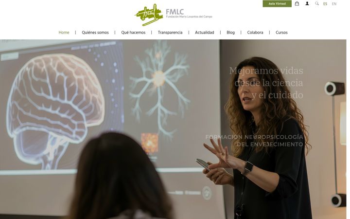 Screenshot of fundacionmlc.org