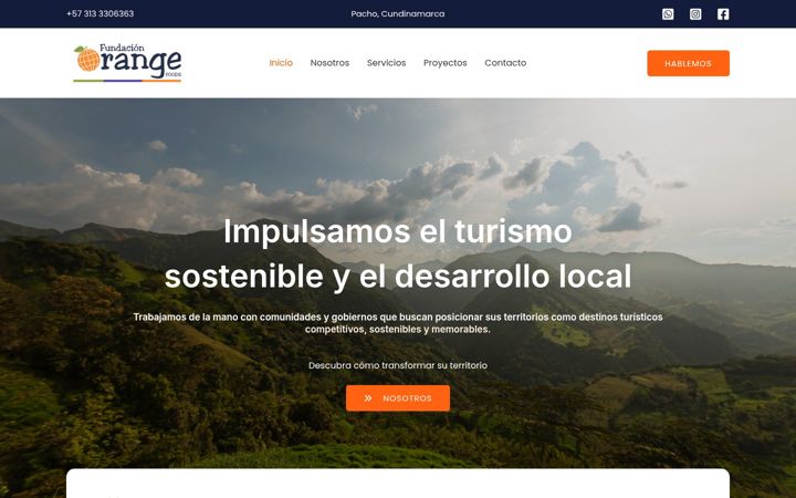 Screenshot of fundacionorangeods.com.co