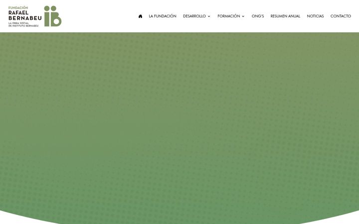 Screenshot of fundacionrafaelbernabeu.com