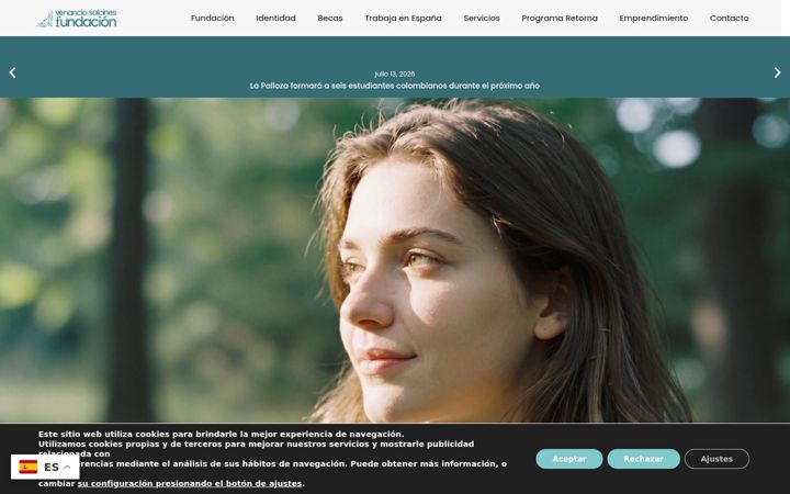 Screenshot of fundacionsalcines.org