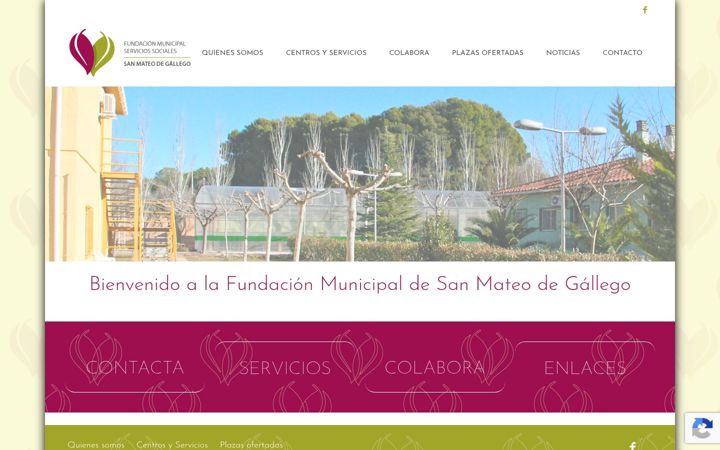Screenshot of fundacionsanmateodegallego.org