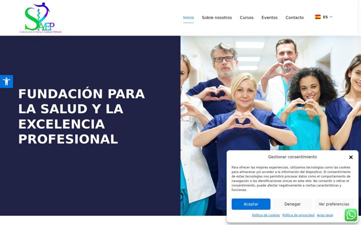Screenshot of fundacionsayep.net