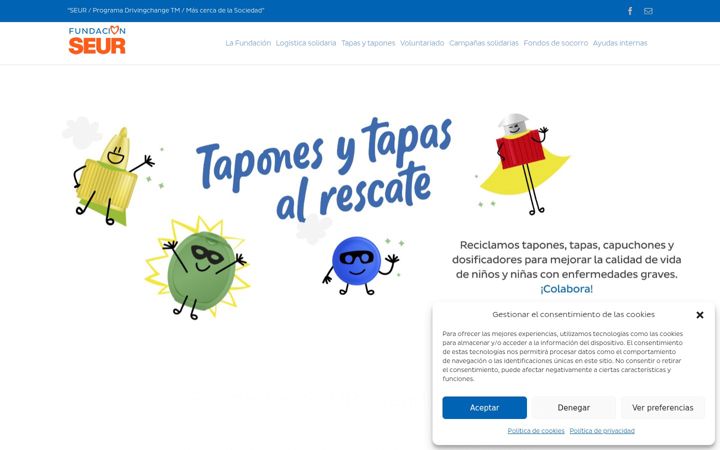 Screenshot of fundacionseur.org
