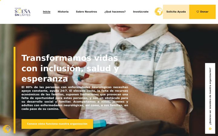 Screenshot of fundacionssl.org