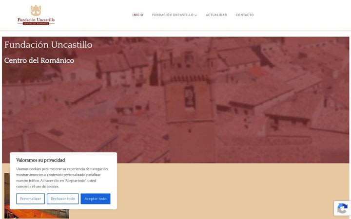 Screenshot of fundacionuncastillo.com