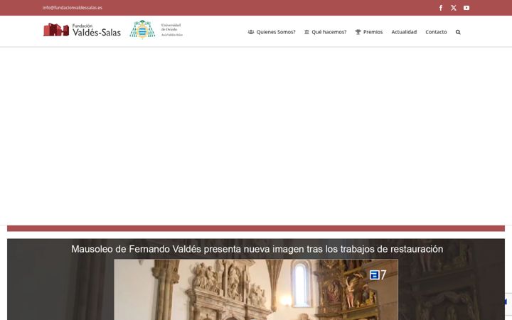 Ekrano kopija fundacionvaldessalas.es