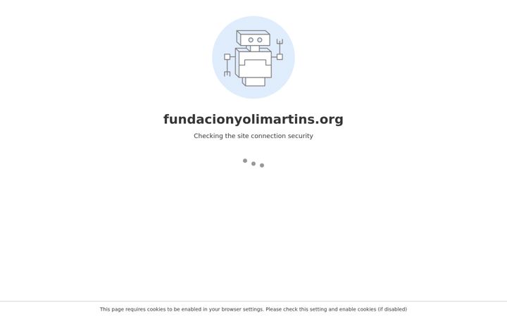 Screenshot of fundacionyolimartins.org