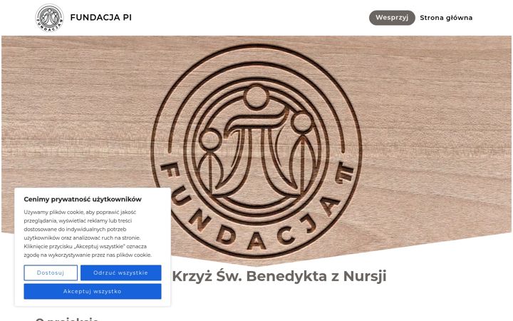 Screenshot of fundacja-pi.pl