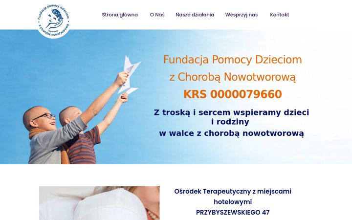 Screenshot van fundacja.net