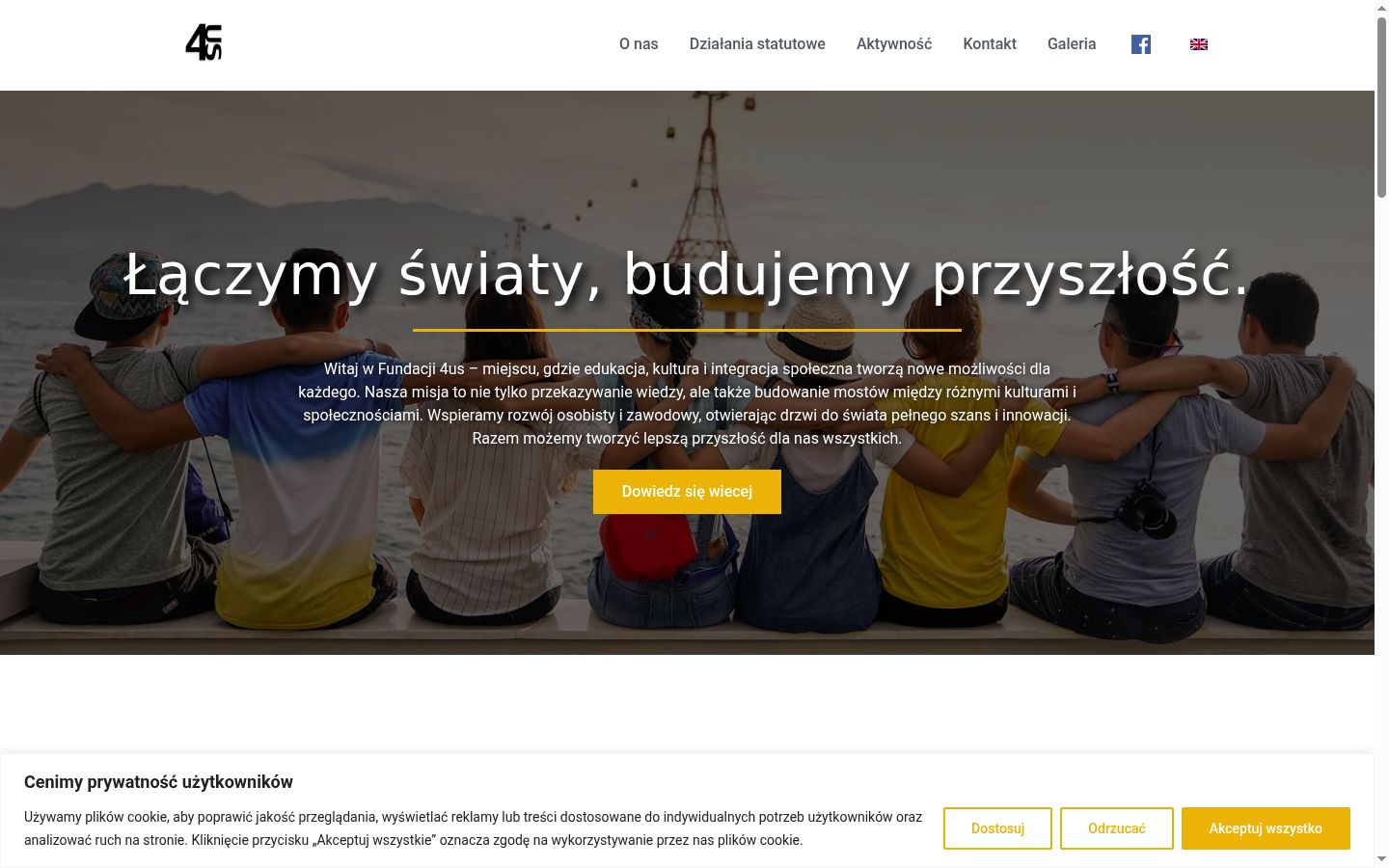 Sutikimo reklamjuostės, rodytos prieš bet kokią sąveiką, ekrano kopija