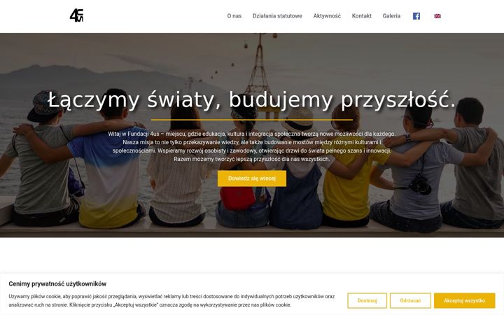 Screenshot of fundacja4us.pl