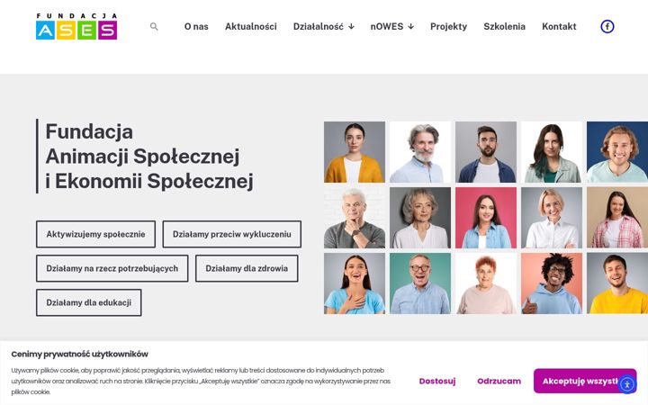 Screenshot of fundacjaases.pl