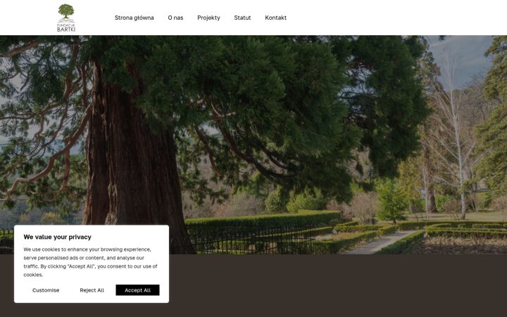 Screenshot of fundacjabartki.pl