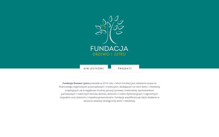 Screenshot of fundacjadrzewoijutro.org