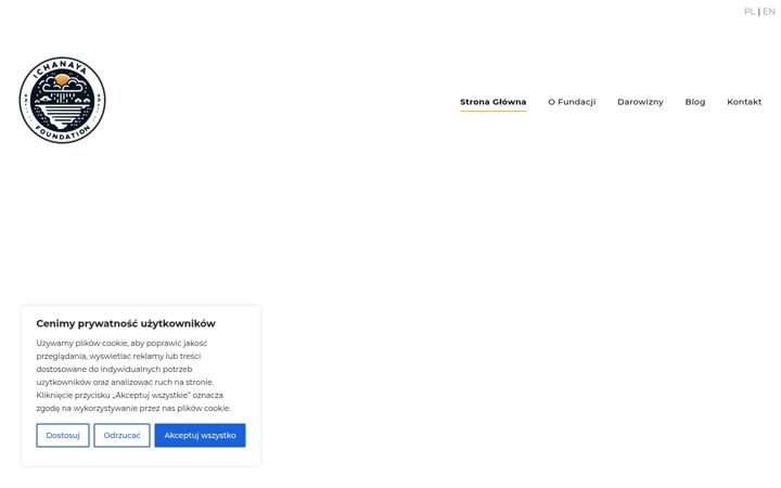 Screenshot of fundacjaichanaya.org