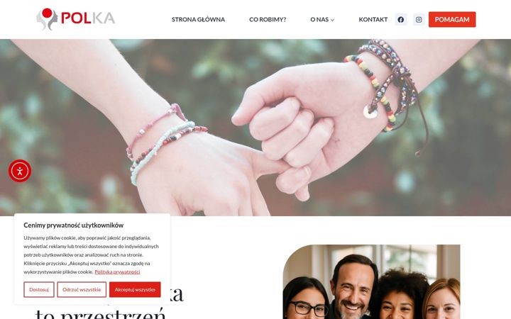 Screenshot of fundacjapolka.com