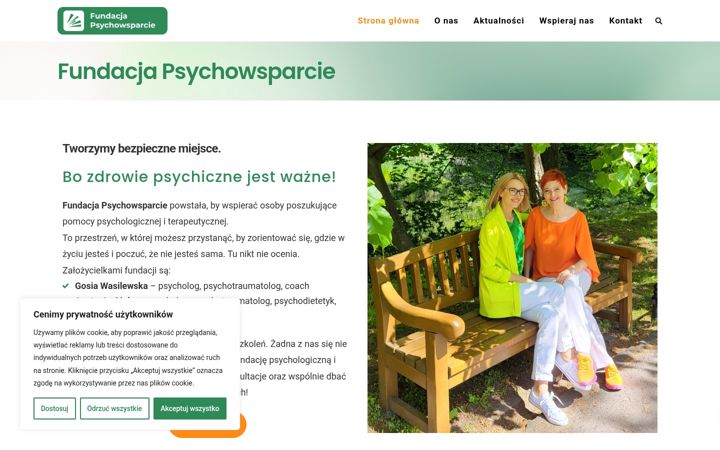 Screenshot of fundacjapsychowsparcie.pl