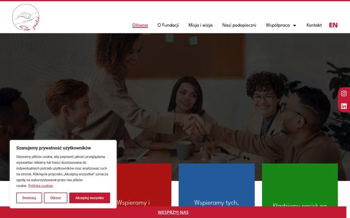 Screenshot of fundacjasolagratia.com