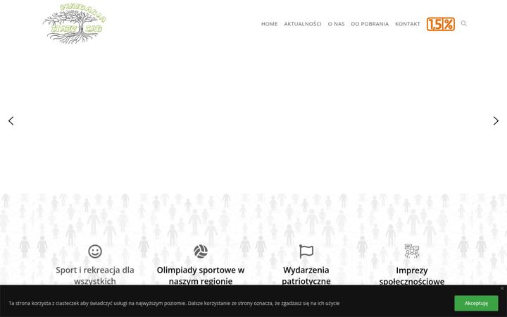 Screenshot of fundacjastarysad.pl