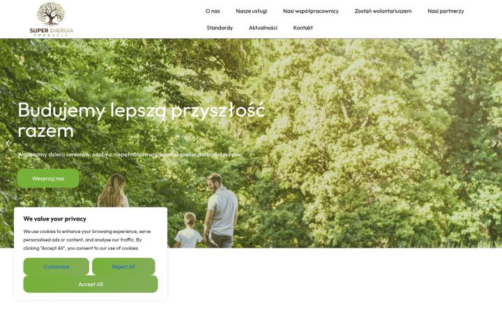Screenshot of fundacjasuperenergia.pl