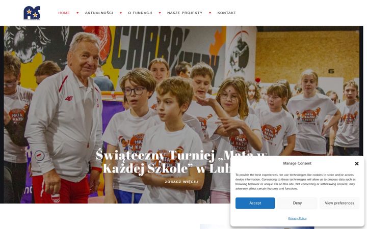 Screenshot of fundacjasuprona.pl