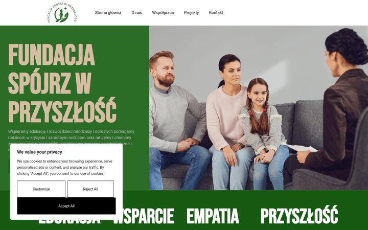 Screenshot of fundacjaswp.pl