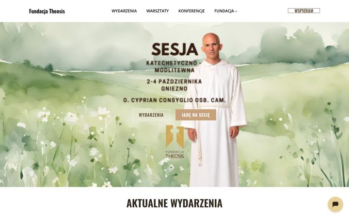 Screenshot of fundacjatheosis.pl