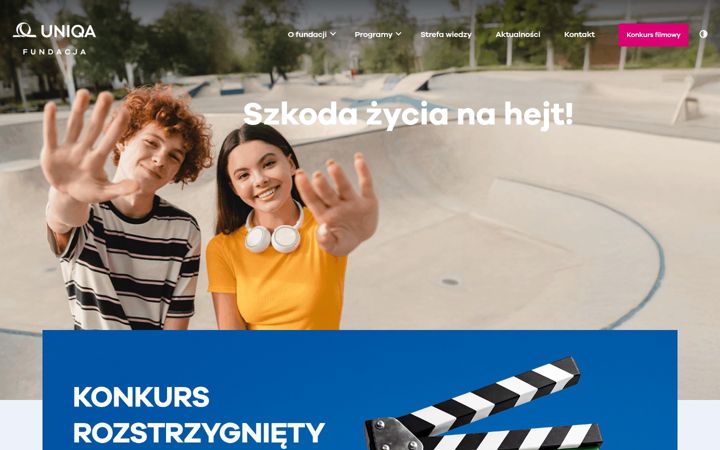Screenshot of fundacjauniqa.pl