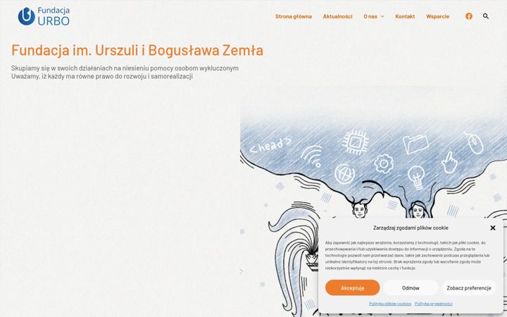 Screenshot of fundacjaurbo.pl