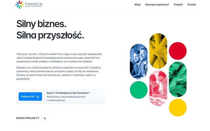 Screenshot of fundacjawp.pl