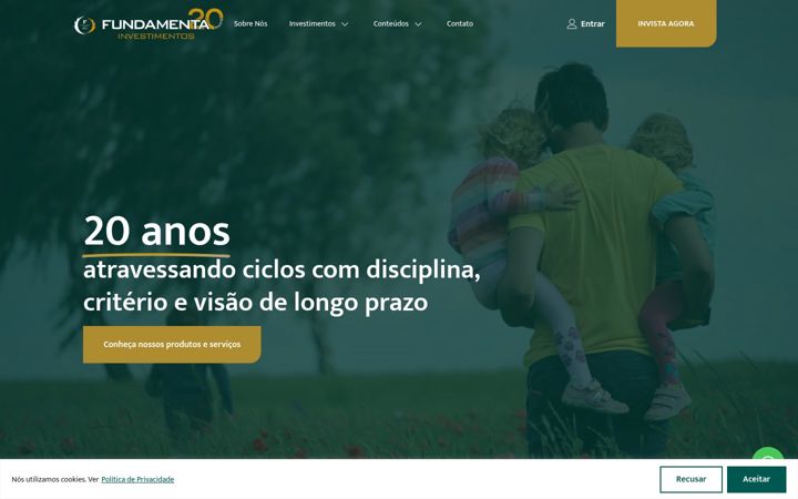 Snimka zaslona za fundamenta.adm.br