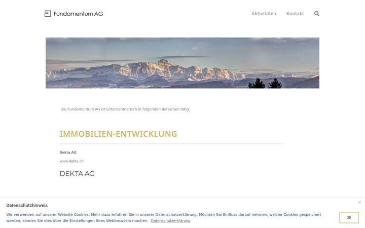 Screenshot of fundamentum.ch