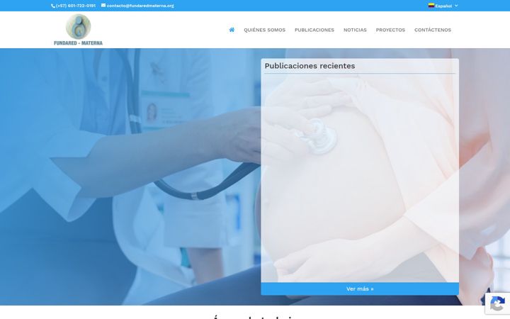 Screenshot of fundaredmaterna.org