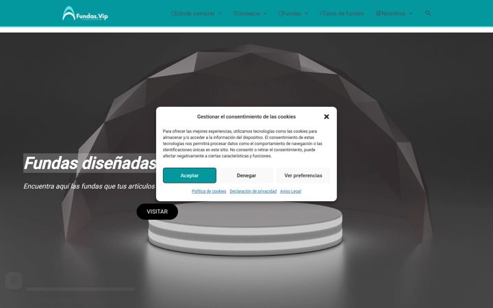 Screenshot of fundas.vip