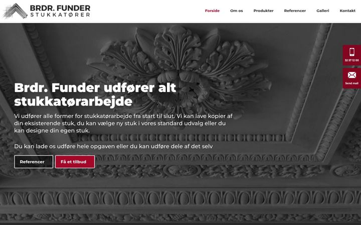Screenshot of funder-stuk.dk