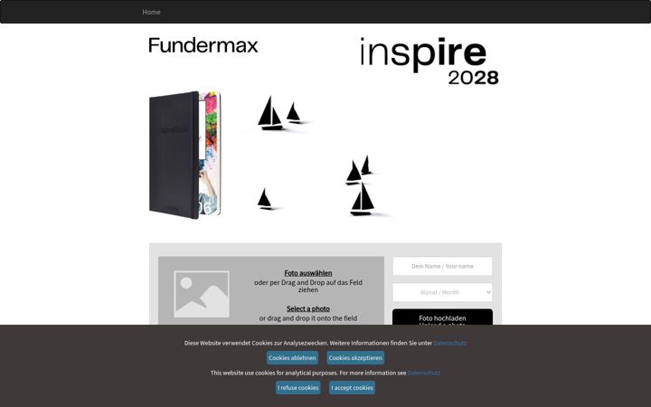 Screenshot of fundermax-inspire2028.at