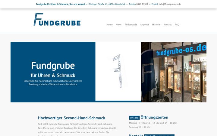 Screenshot of fundgrube-os.de