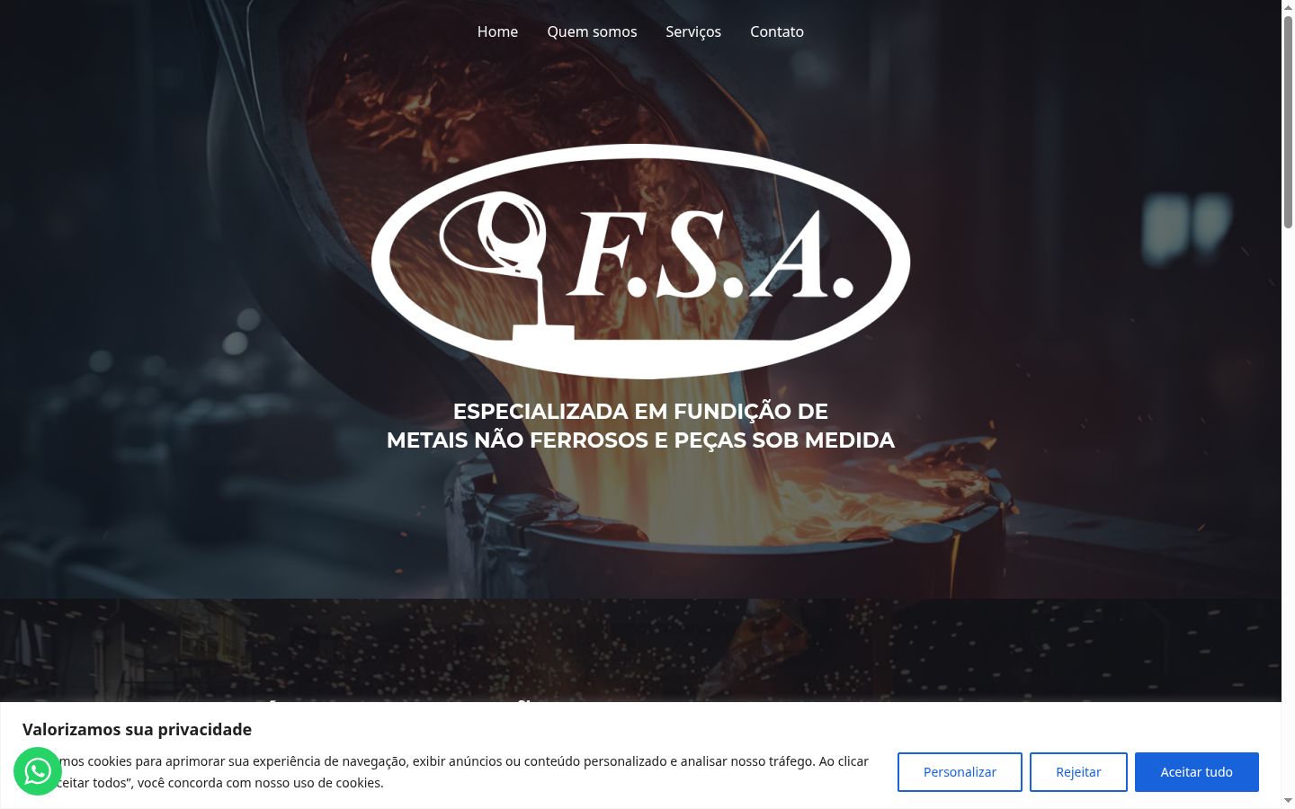 Screenshot του banner συγκατάθεσης που εμφανίστηκε πριν από οποιαδήποτε αλληλεπίδραση