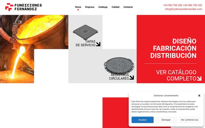 Screenshot of fundicionesfernandez.es