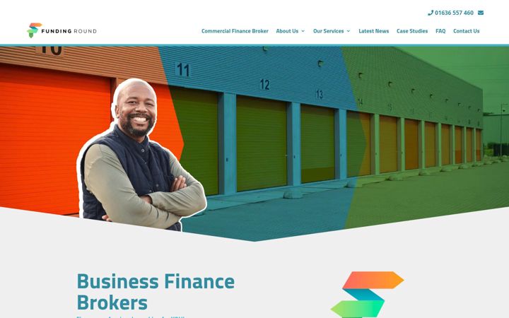 Screenshot van fundinground.co.uk